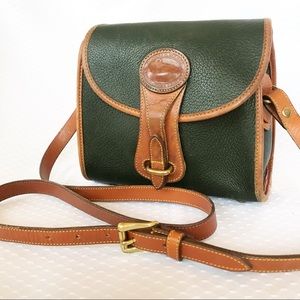 Vintage Dooney & Bourke Hunter Green Crossbody